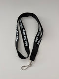 "Hilo das why" lanyard