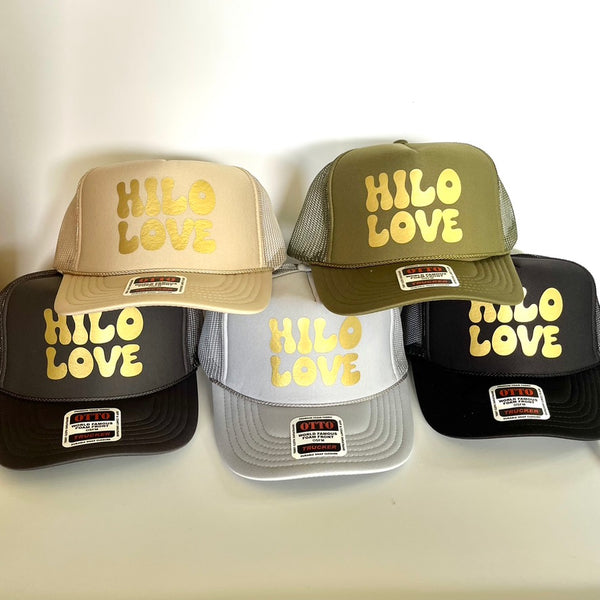 "Hilo Love Retro" Trucker Hats