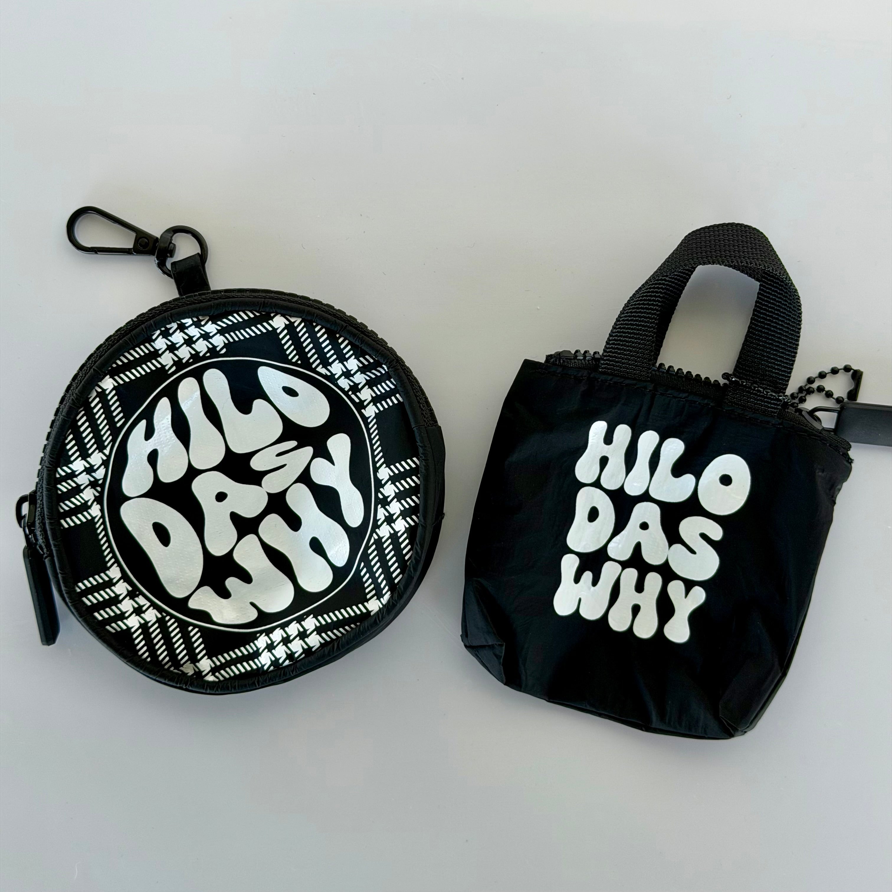 "Hilo das why" Mini Zip Coin Purses