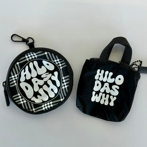 "Hilo das why" Mini Zip Coin Purses