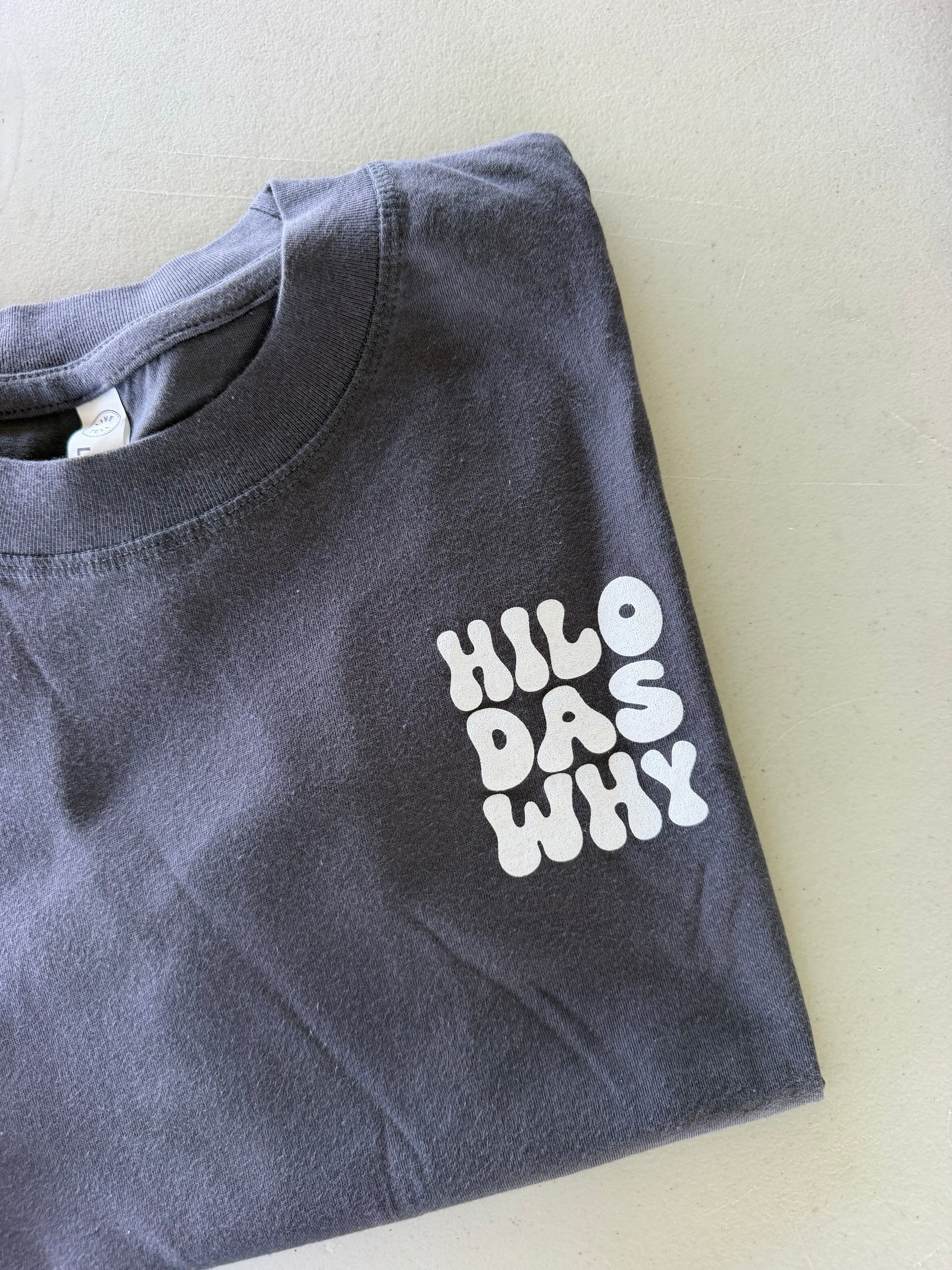 "Hilo das why RETRO" (Women's Boxy Tee)