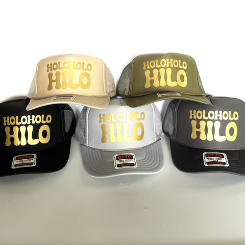 "Holoholo Hilo" Trucker Hats