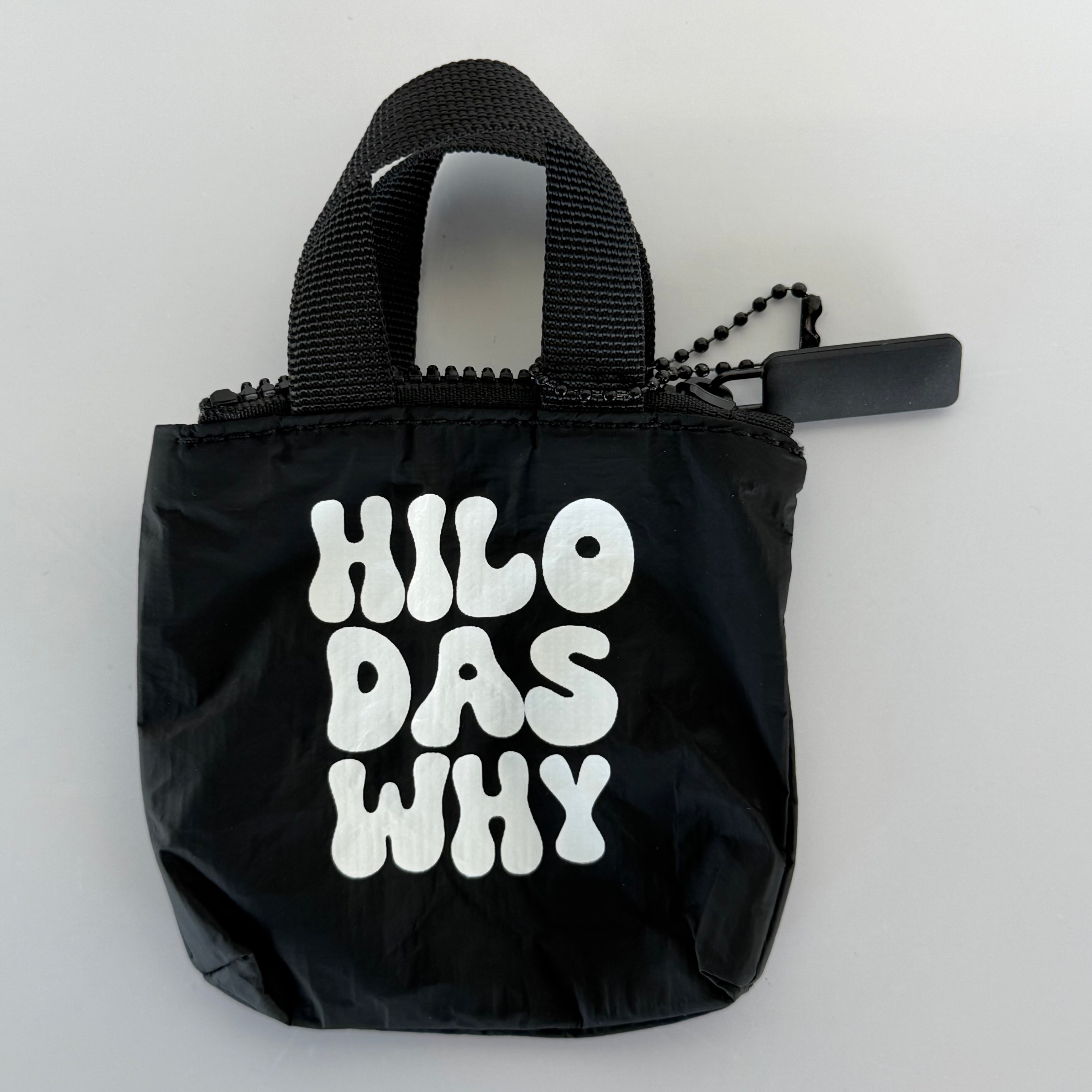 "Hilo das why" Mini Zip Coin Purses