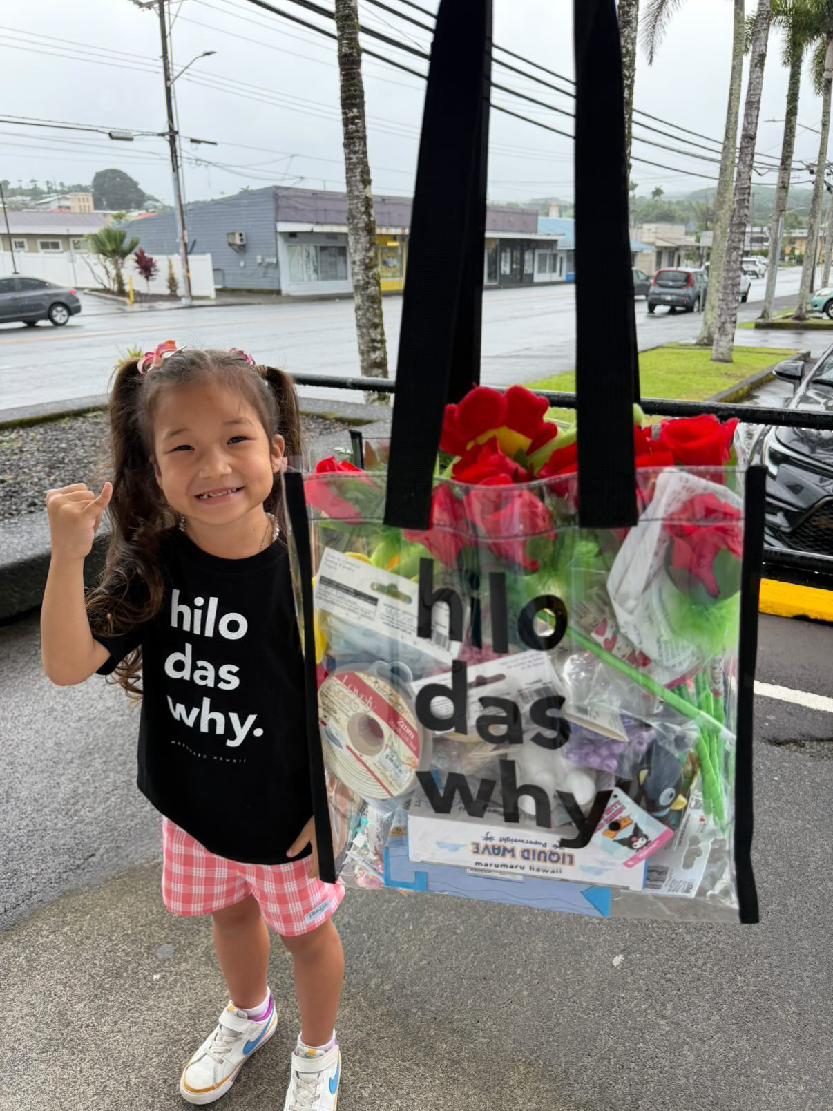 "Hilo das why" OG Clear Stadium Bag