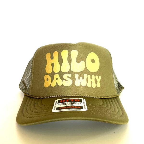 "Hilo das why Retro" Trucker Hats