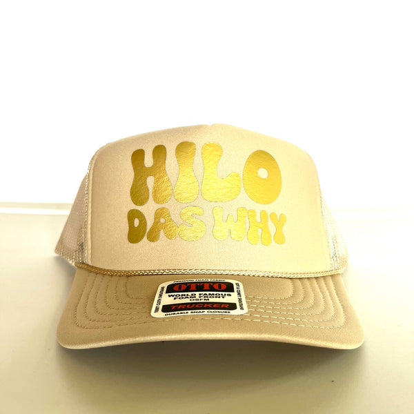 "Hilo das why Retro" Trucker Hats