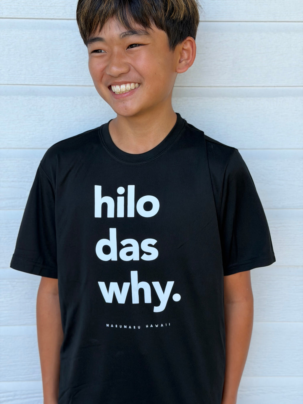 "Hilo das why" OG (Moisture-wicking Youth)