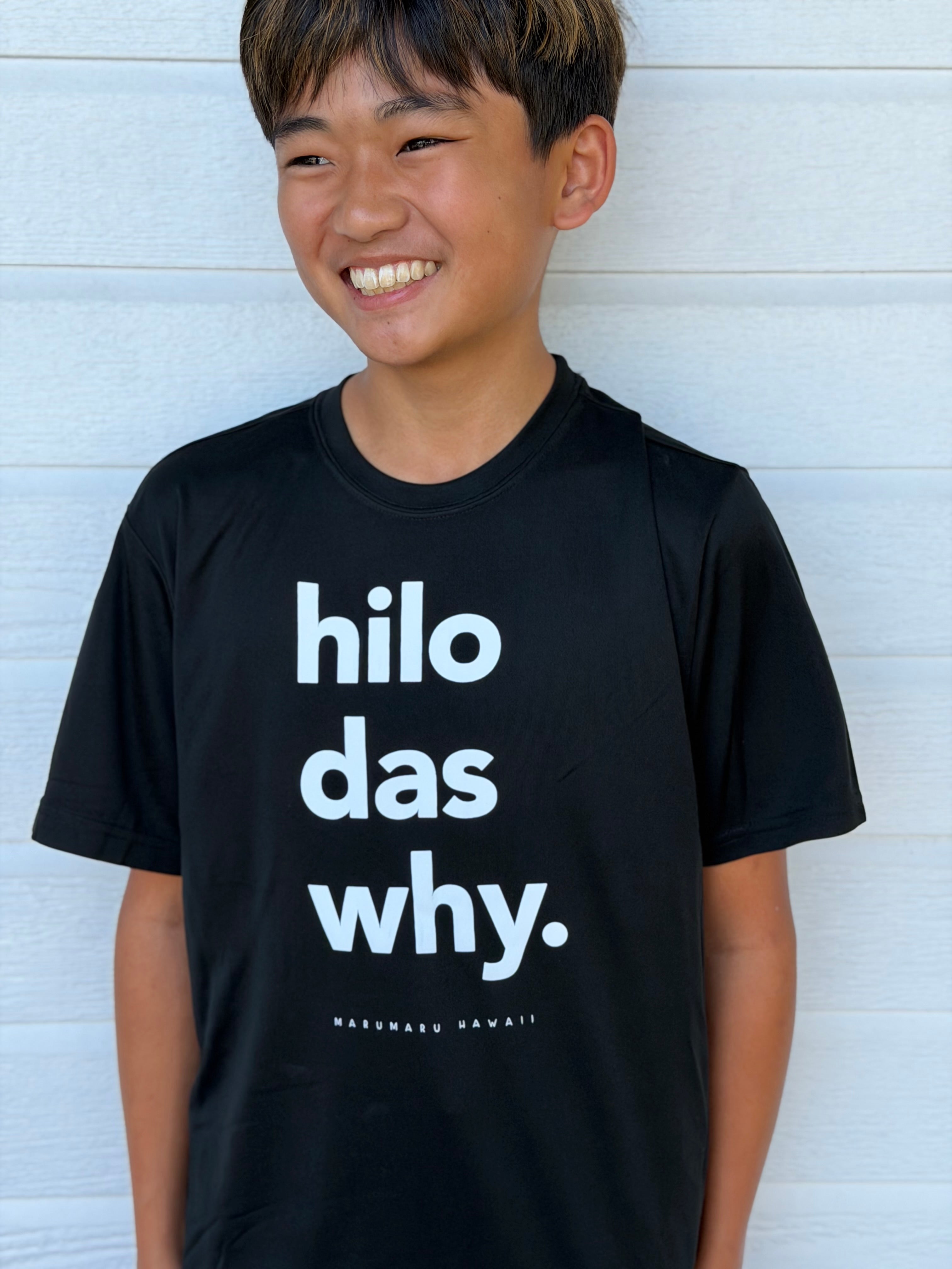 "Hilo das why" OG (Moisture-wicking Youth)