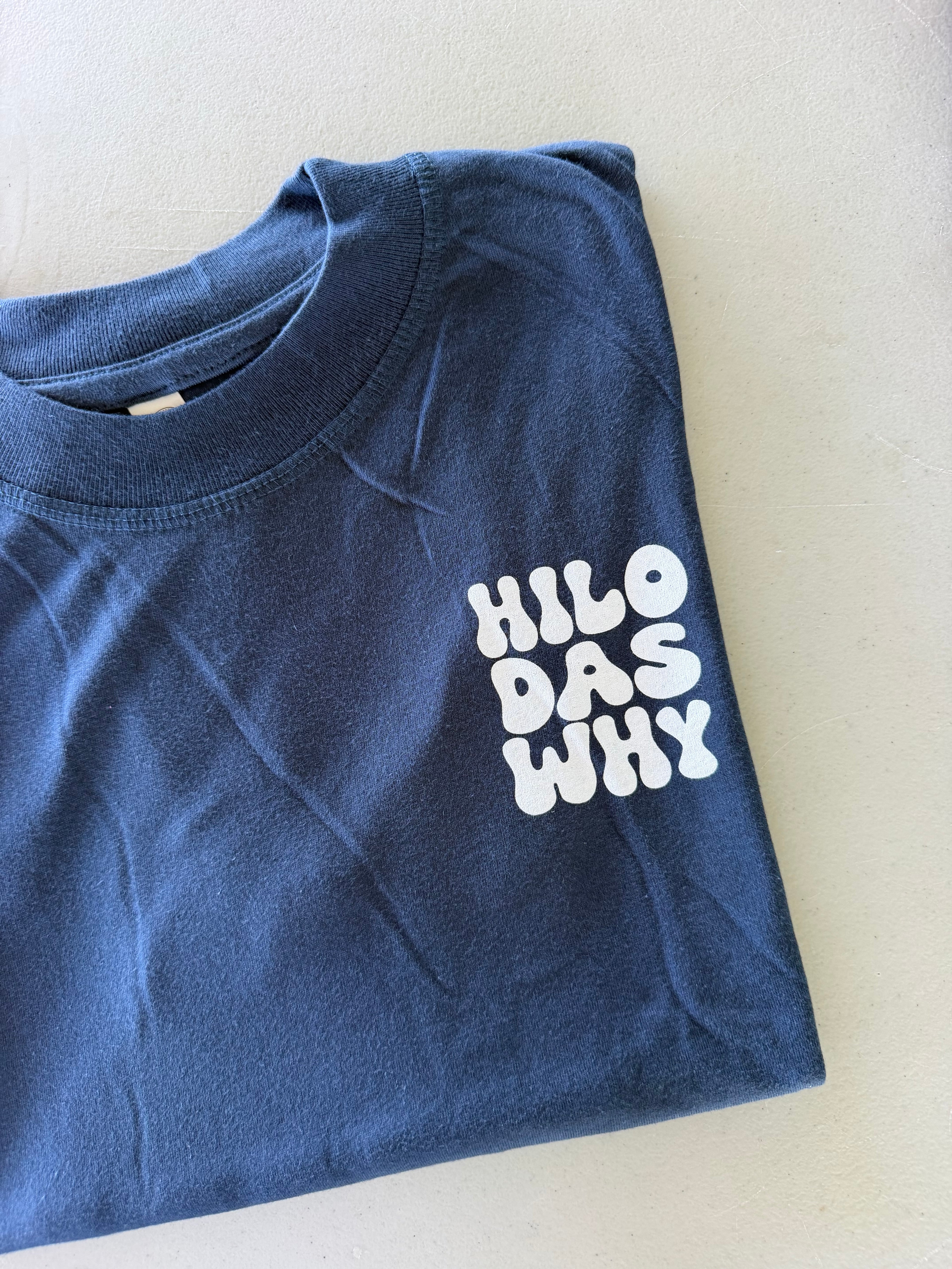 "Hilo das why RETRO" (Women's Boxy Tee)