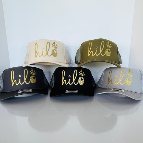 "Hilo Pineapple Love" Trucker Hats