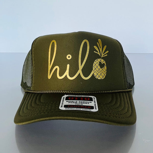 "Hilo Pineapple Love" Trucker Hats