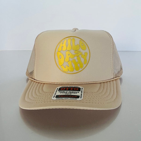 "Hilo das why - Circle" Trucker Hats