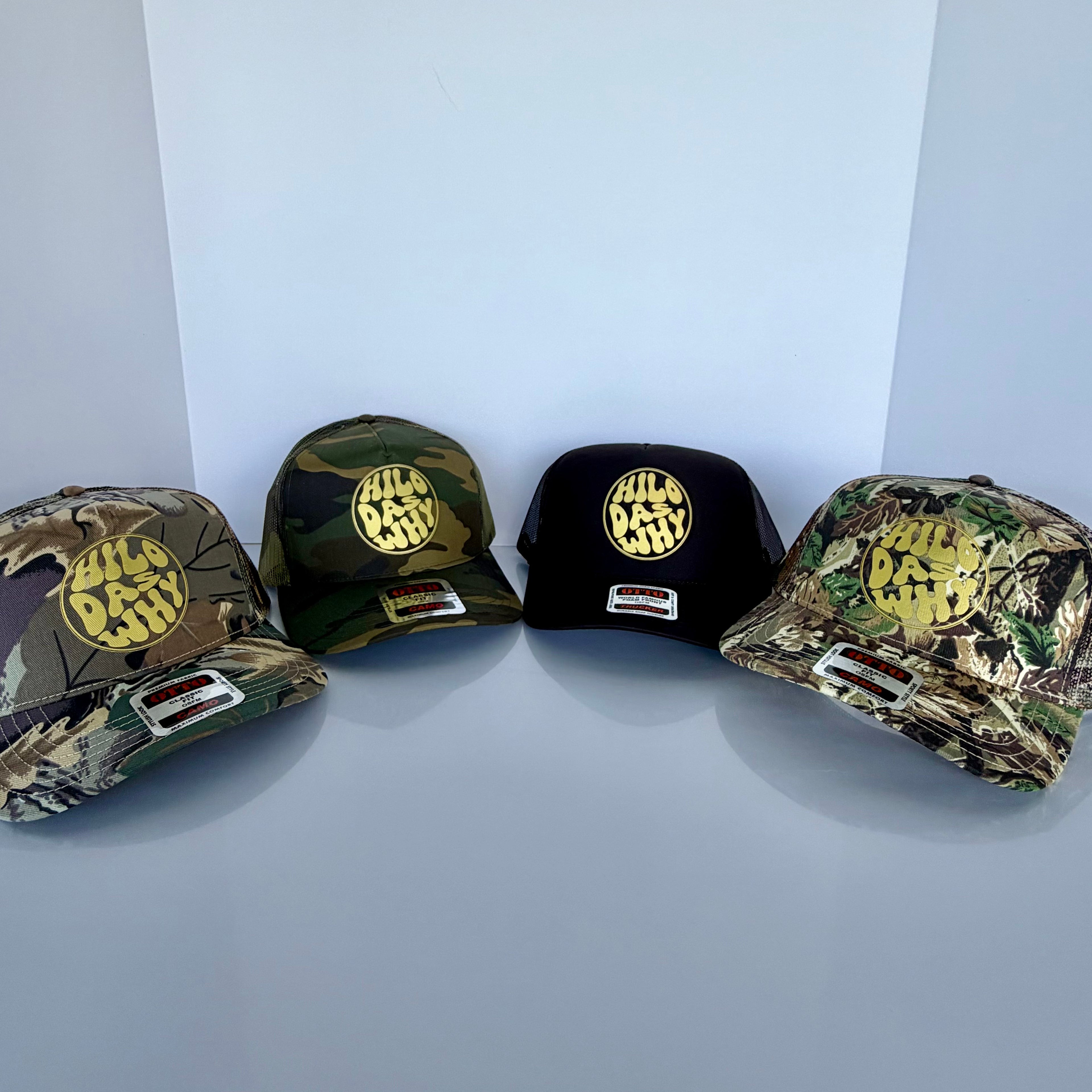 "Hilo das why - Circle" Trucker Hats