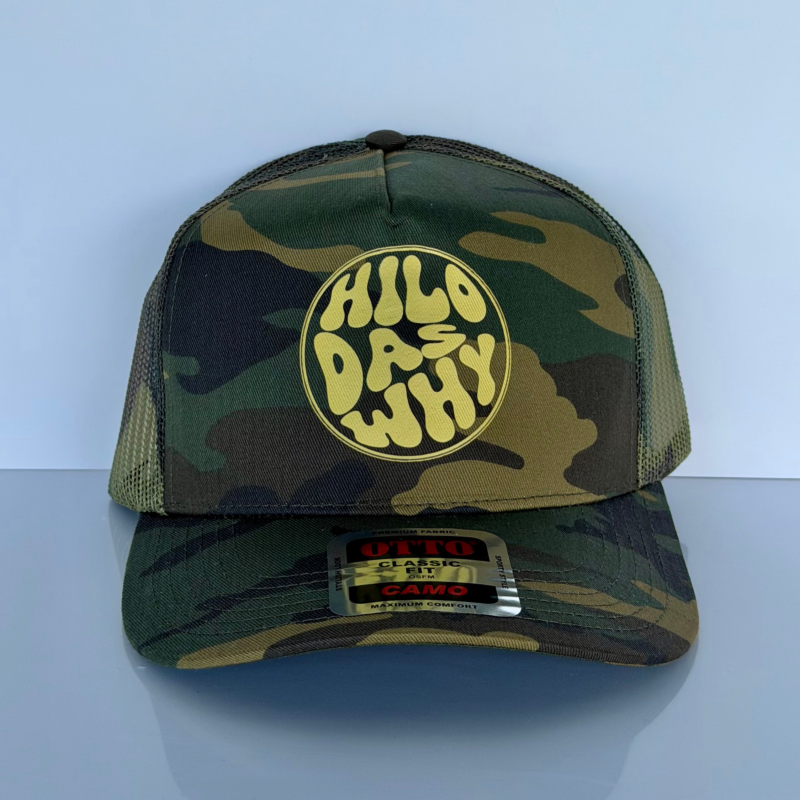 "Hilo das why - Circle" Trucker Hats