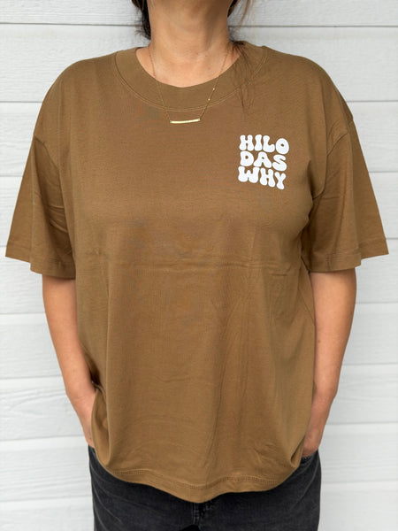 "Hilo das why RETRO" (Women's Boxy Tee)