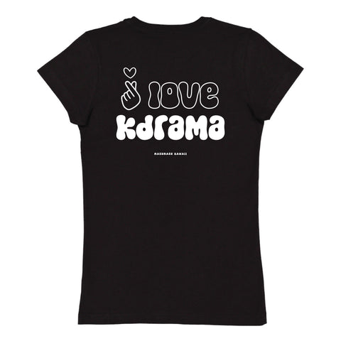 I Love Kdrama (Ladies Fitted Tee)