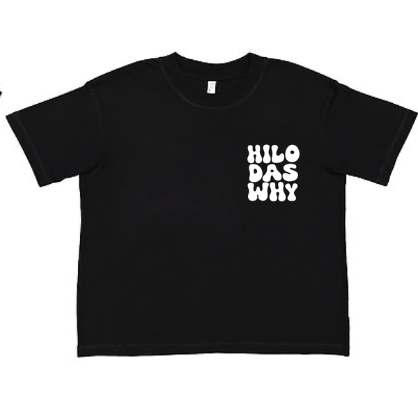 "Hilo das why RETRO" (Women's Boxy Tee)