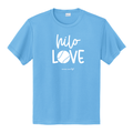 "Hilo Love Tennis" (Moisture-wicking) - Adult + Keiki Tees