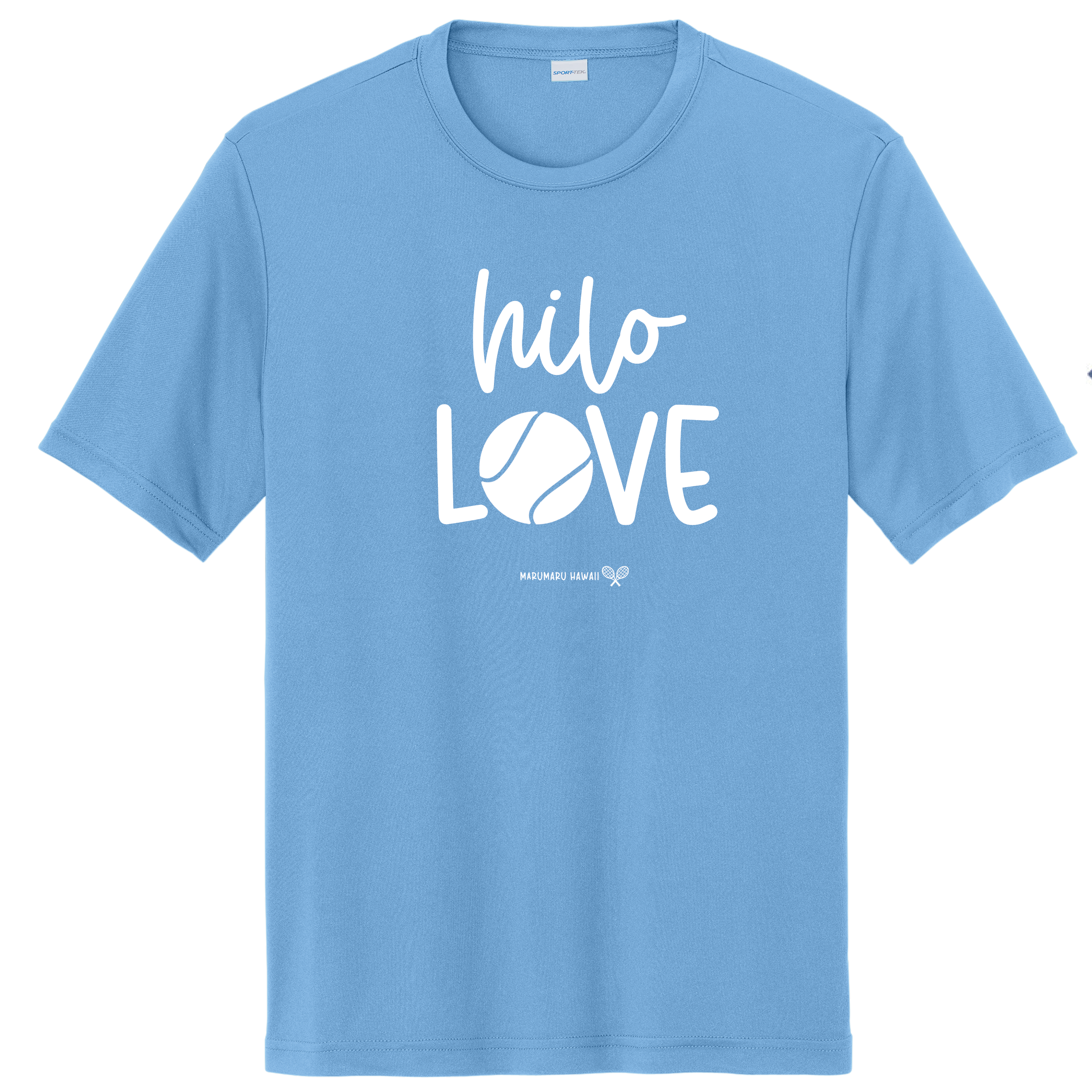 "Hilo Love Tennis" (Moisture-wicking) - Adult + Keiki Tees