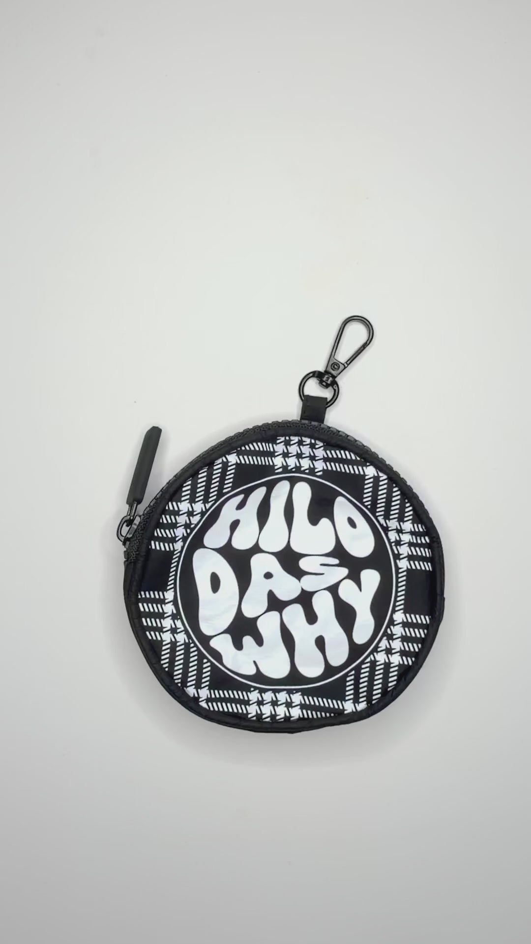 "Hilo das why" Mini Zip Coin Purses
