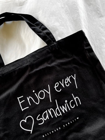 Enjoy Every Sandwich Canvas Tote Bag