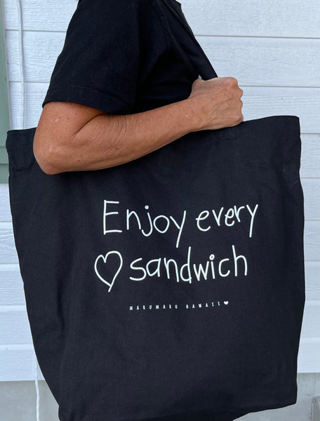 Enjoy Every Sandwich Canvas Tote Bag